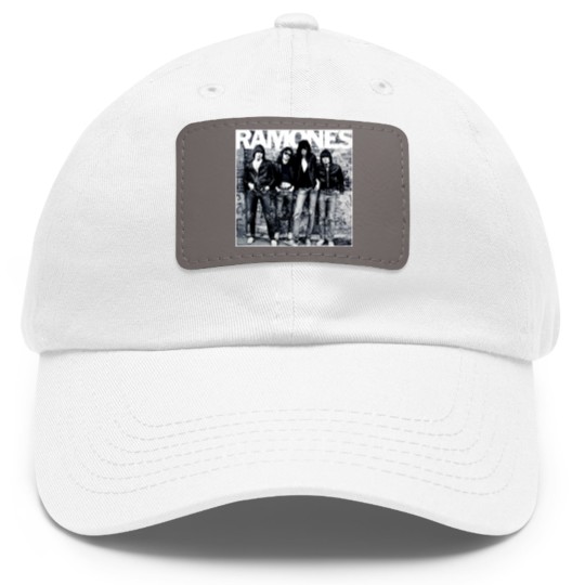 Discover Ramones Unisex Dad Hat With Leather Patch: 1st Album