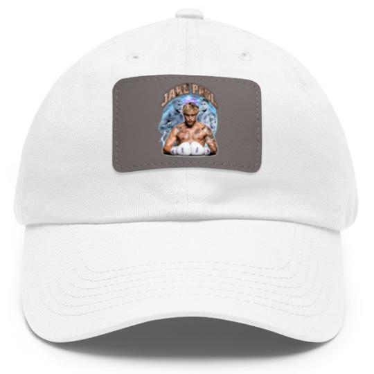 Discover Vintage Jake Paul Dad Hat With Leather Patch Boxing Player Dad Hat With Leather Patch, Gift for Boxing Player Fan Dad Hat With Leather Patch