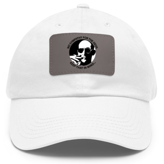 Discover No Sympathy For The Devil Dad Hat With Leather Patch