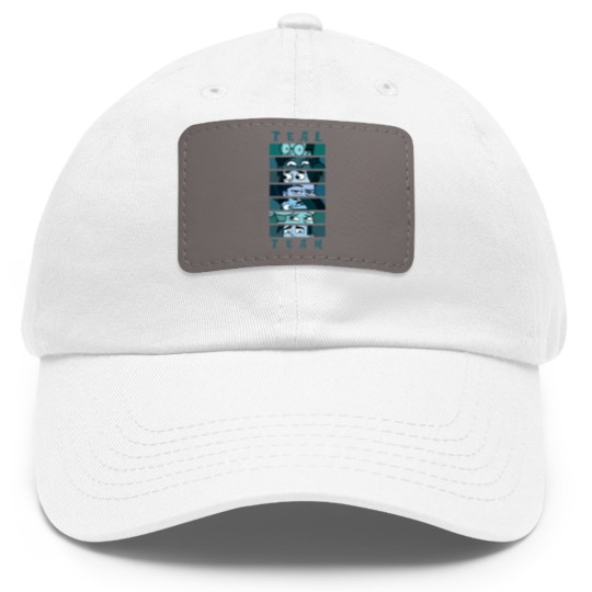 Discover Adventure Camp - Teal Team Dad Hat With Leather Patch