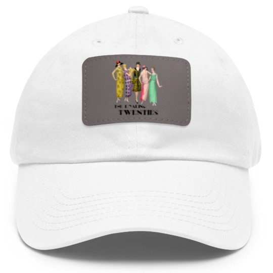 Discover The Roaring 20S Art Deco Fashion Dad Hat With Leather Patch