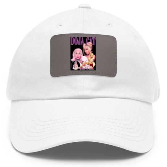 Discover Bootleg Doja Cat Dad Hat With Leather Patch, Doja Cat 90s Graphic Dad Hat With Leather Patch, Vintage Dad Hat With Leather Patch