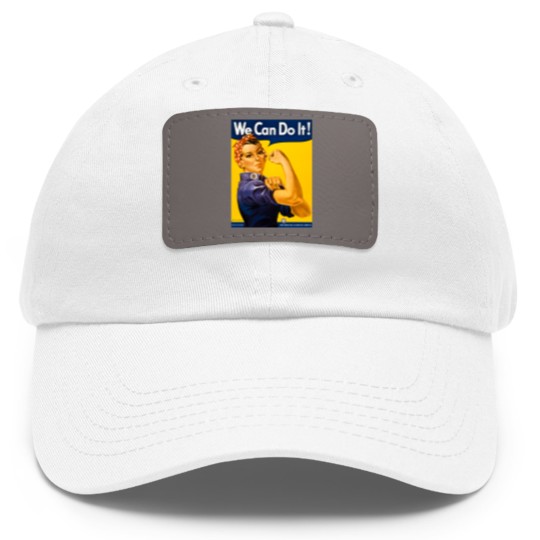 Discover We Can Do It! Rosie the Riveter Vintage WW2 Dad Hat With Leather Patch