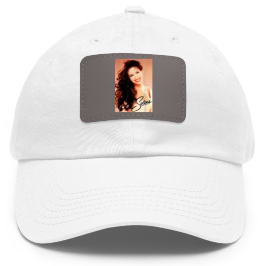 Discover Selena Dad Hat With Leather Patch, Dad Hat With Leather Patch,