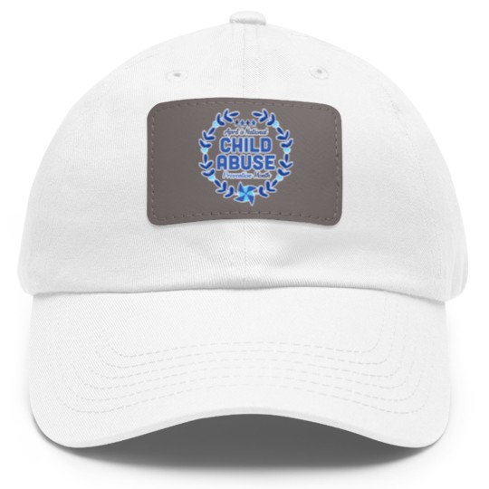 Discover Child abuse prevention Dad Hat With Leather Patch