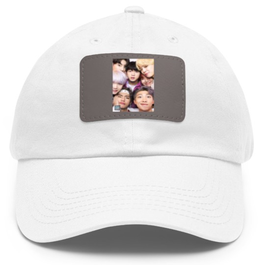 Discover bts  Premium Dad Hat With Leather Patch