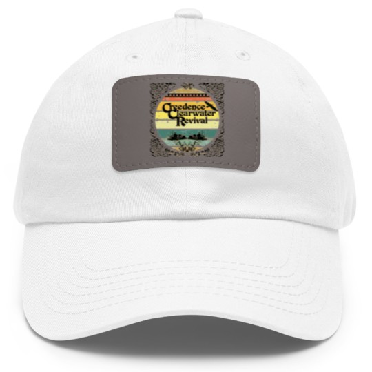 Discover Ccr Creedence Clearwater Revival Dad Hat With Leather Patch