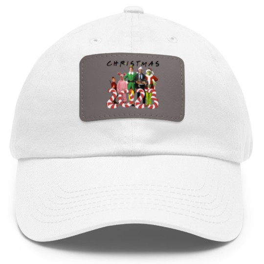 Discover Christmas Pajamas Matching Family Dad Hat With Leather Patch |