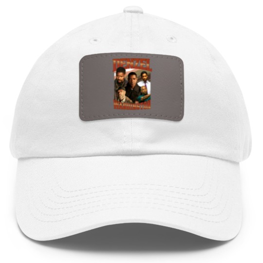 Discover DENZEL WASHINGTON Retro Vintage Dad Hat With Leather Patch - Denzel Washington Tribute Dad Hat With Leather Patch