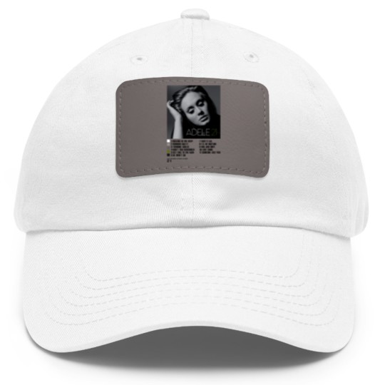 Discover Adele Dad Hat With Leather Patch, Adele Dad Hat With Leather Patch