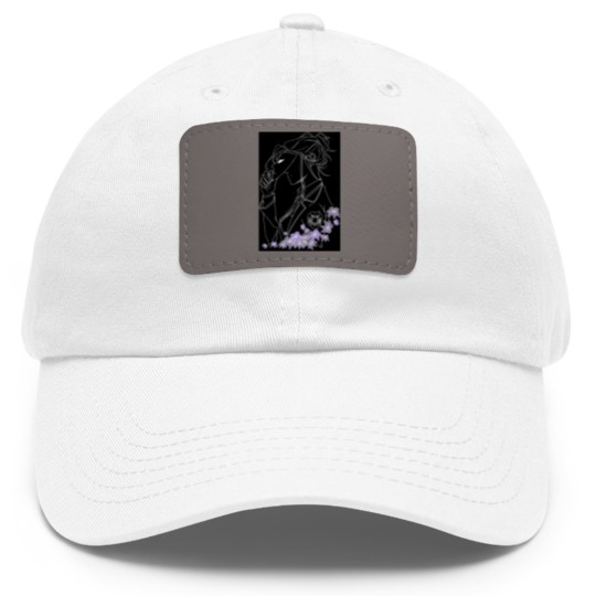 Discover Purple Hyacinth Dad Hat With Leather Patch