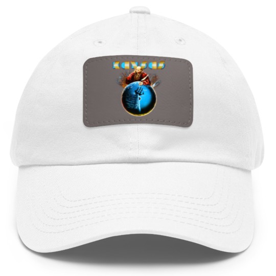 Discover Kansas Rock Band Point Of Know Return Dad Hat With Leather Patch, Vintage Kansas Dad Hat With Leather Patch