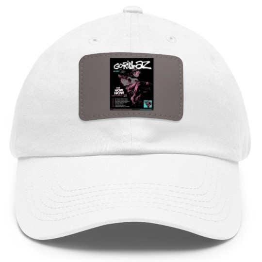 Discover Gorillaz The Now Now Dad Hat With Leather Patch Retro Vintage 90s Hip Hop Graphic