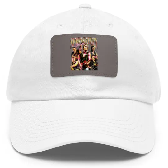 Discover Bruce Springsteen Graphic Bruce Springsteen Dad Hat With Leather Patch