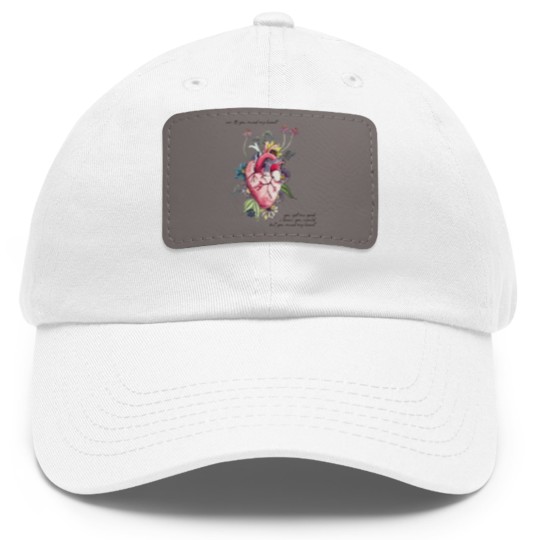 Discover Phoebe Bridgers Dad Hat With Leather Patch - You Missed My Heart - Stranger in the Alps