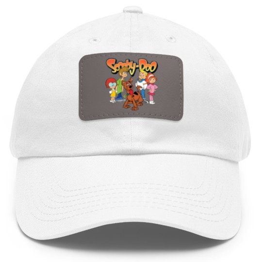 Discover Scooby-Doo Dad Hat With Leather Patch, Retro Christmas Crewneck Dad Hat With Leather Patch