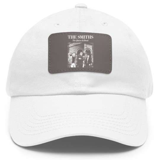 Discover THE-SMITHS-Dad Hat With Leather Patch prtin Art Dad Hat With Leather Patch