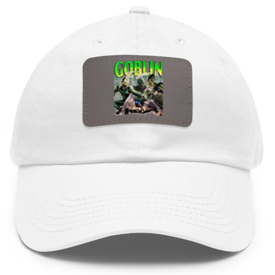 Discover THE GREEN GOBLIN Vintage Dad Hat With Leather Patch, The Green Goblin Homage Dad Hat With Leather Patch