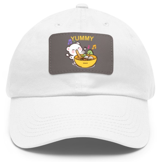 Discover MOCHA|milk and mocha Dad Hat With Leather Patch
