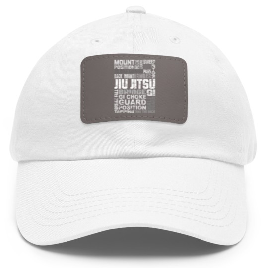 Discover Brazilian Jiu Jitsu MMA Dad Hat With Leather Patch Gift Dad Hat With Leather Patch