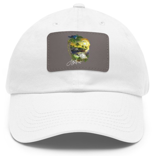 Discover Jimmy Buffett 1983 One Particular Harbor Signature Dad Hat With Leather Patch