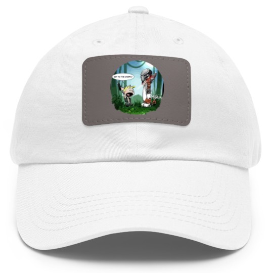 Discover the calvin and hobbes bill watterson Classic Dad Hat With Leather Patch