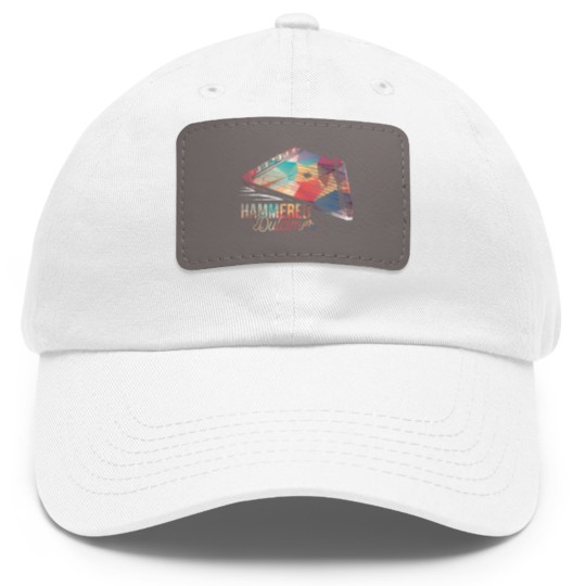 Discover Hammered dulcimer Dad Hat With Leather Patch