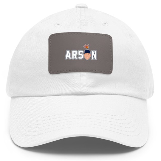 Discover Arson Judge Essential Dad Hat With Leather Patch