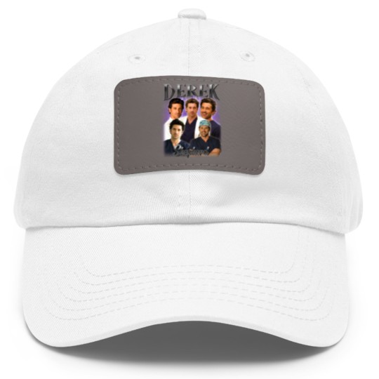 Discover Derek Shepherd Dad Hat With Leather Patch, Derek Shepherd  Vintage