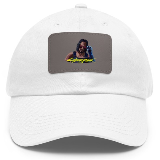 Discover Johnny Silverhand - Cyberpunc 2077 - Dad Hat With Leather Patch
