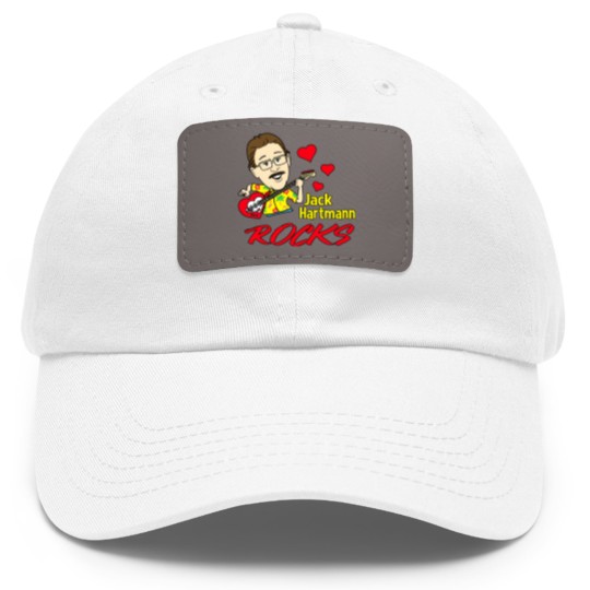 Discover Jack Hartmann Rocks Short Sleeve Gift \ Dad Hat With Leather Patch