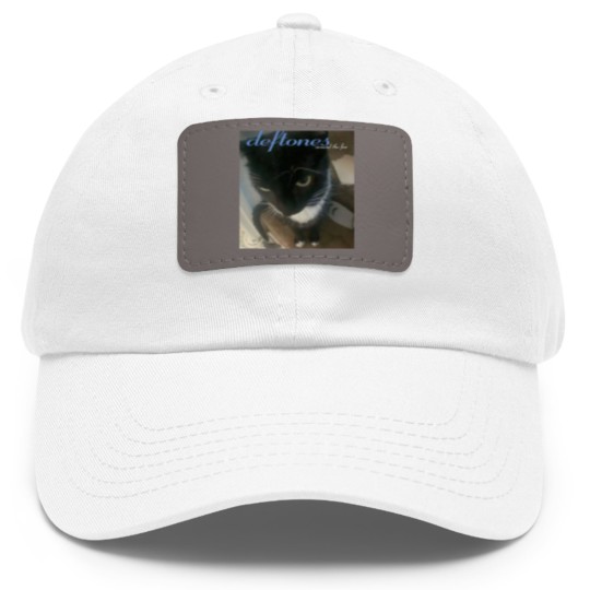 Discover Deftone Dad Hat With Leather Patch Deftone Cat Meme Dad Hat With Leather Patch Cattones Gift For Them