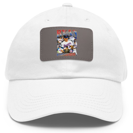 Discover Vintage 90s Graphic Style Nolan Ryan Dad Hat With Leather Patch Vintage Sport Dad Hat With Leather Patch