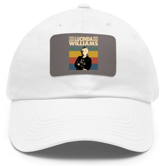 Discover Lucinda Williams Dad Hat With Leather Patch, Lucinda Williams Gift Dad Hat With Leather Patch