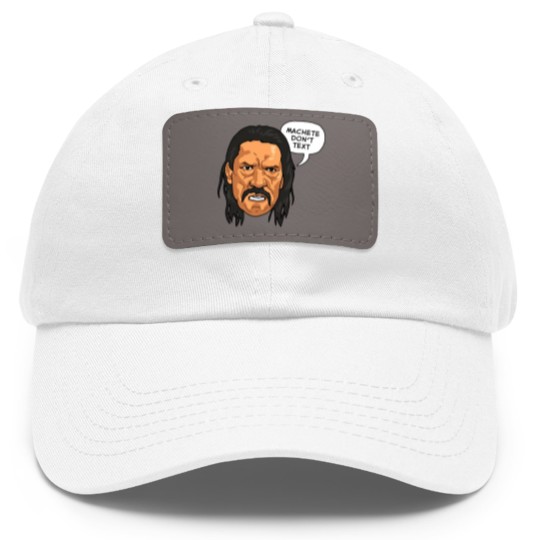 Discover Danny Trejo Sticker Dad Hat With Leather Patch