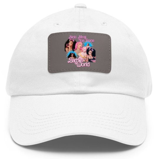 Discover Nicki Minaj x Ice Spice Barbie World Vintage Dad Hat With Leather Patch