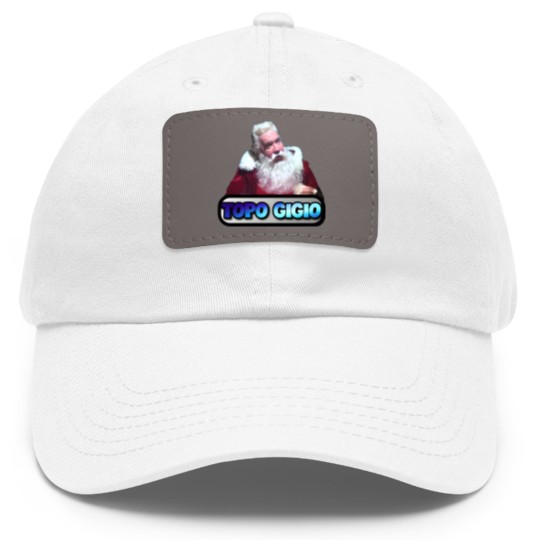Discover Funny Design - The Santa Clause - Topo Gigio - The Santa Clause - Dad Hat With Leather Patch
