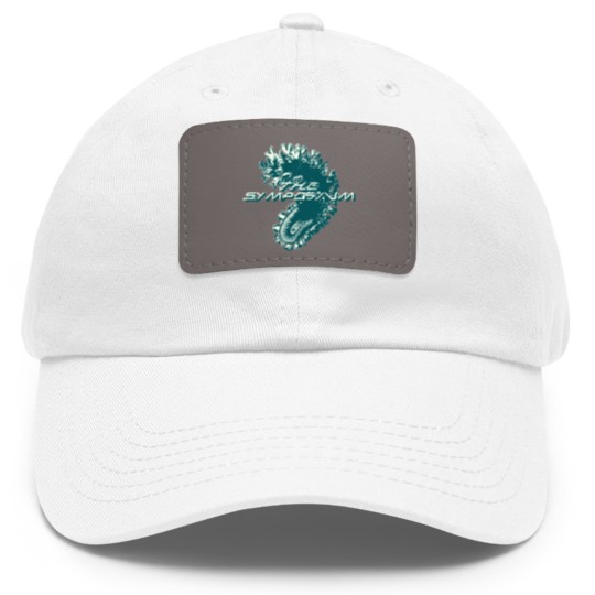 Discover The Symposium sci-fi with new logo Dad Hat With Leather Patch