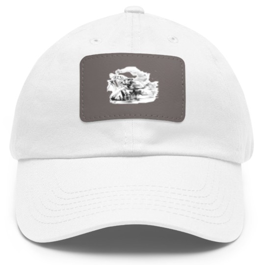 Discover Dog in a Sidecar Dad Hat With Leather Patch