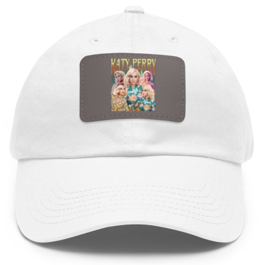 Discover Katy Perry Music Dad Hat With Leather Patch, Katy Perry Vintage Retro 90s Style, Katy Perry 2023 Gift For Fan