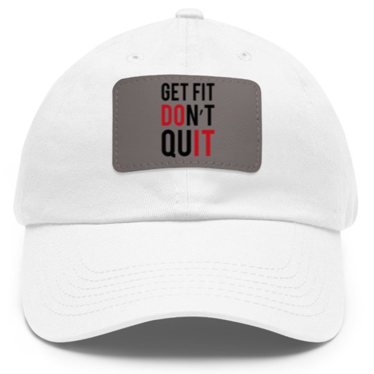 Discover Get inspired to get in fit Dad Hat With Leather Patch