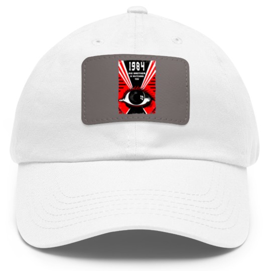 Discover 1984 V10 (Orwell) Poster Men Dad Hat With Leather Patch