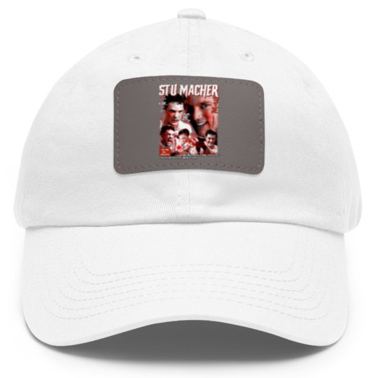 Discover Stuart Stu Macher Scream Movie Halloween Dad Hat With Leather Patch, Vintage Horror Movie Dad Hat With Leather Patch
