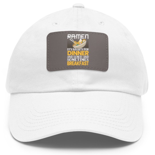 Discover Ramen Japanese Noodle Soup Eater Food Lover Foodie Dad Hat With Leather Patch