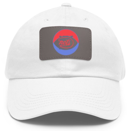 Discover ny nets ABA vintage basketball Dad Hat With Leather Patch