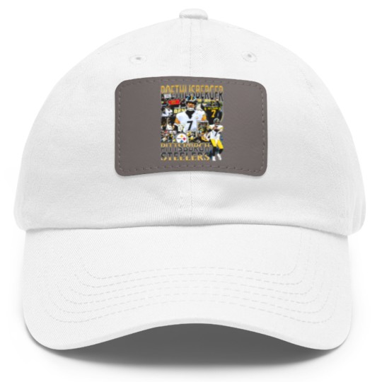 Discover Vintage 90s Graphic Style Ben Roethlisberger Dad Hat With Leather Patch, Ben Roethlisberger Vintage Dad Hat With Leather Patch, American Football Gift