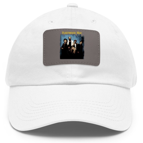 Discover 1990 Fleetwood Mac Behind The Mask Tour Dad Hat With Leather Patch, 90s Retro Vintage Dad Hat With Leather Patch