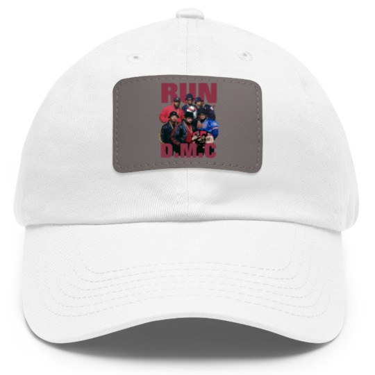 Discover Run D.M.C Streetwear Gifts Dad Hat With Leather Patch Hip Hop 90s Vintage Retro Graphic Dad Hat With Leather Patch Rap Dad Hat With Leather Patch