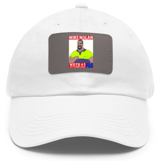 Discover Vote Mike NolanVote Mike Nolan Dad Hat With Leather Patch