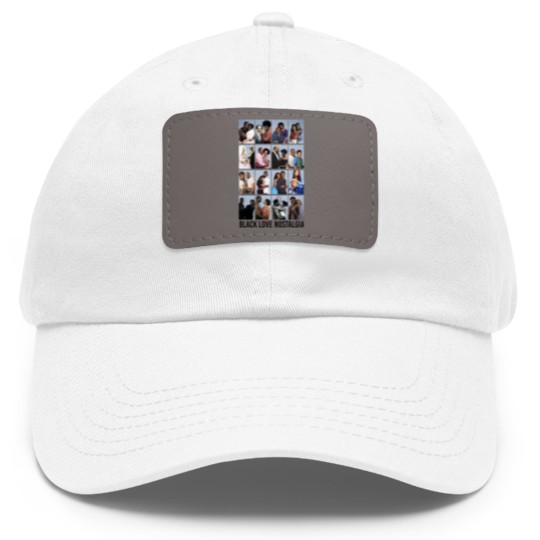 Discover Black Love Nostalgia Unisex Dad Hat With Leather Patch